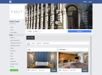 Vizlly Facebook Apps Gault Hotel