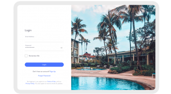 Media Library Login Screen